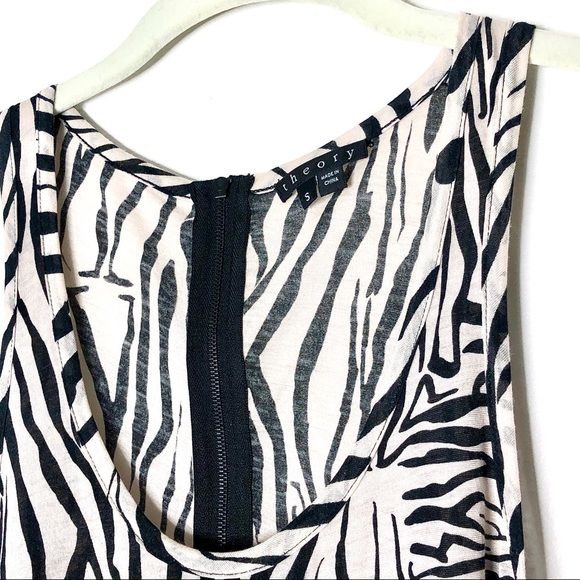 Theory Zebra Print Top - Picture 5 of 7
